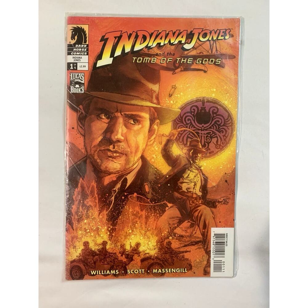 Indiana Jones Tomb of the Gods 1 Dark Horse Comic 2008 Hugh Fleming NM Lucasfilm